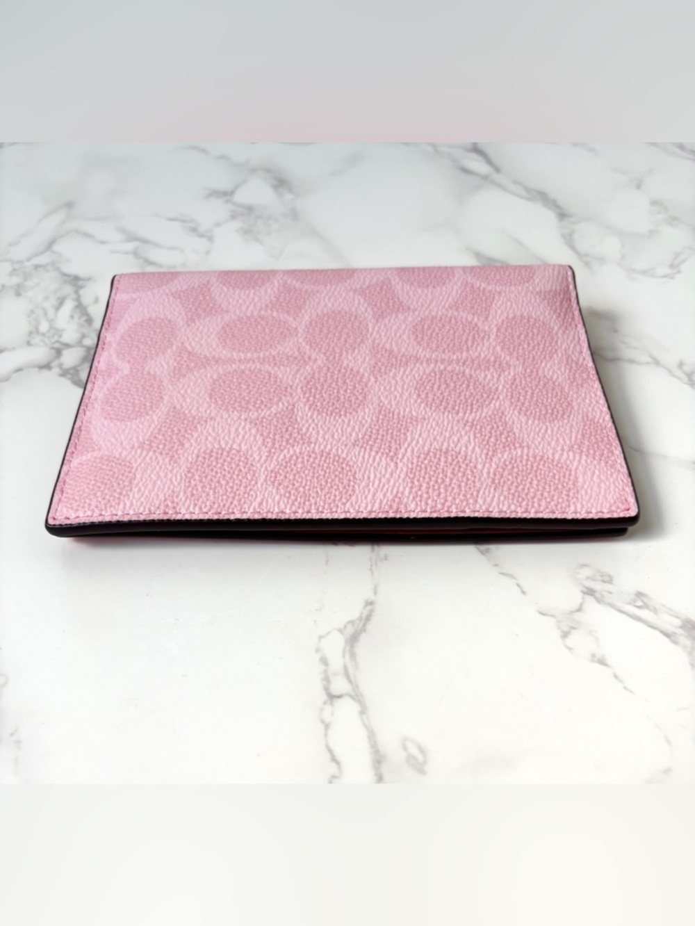New Coach Powder Pink Passport Card Holder Wallet Limited Edition 2026 Release - Picture 7 of 10